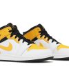 554725-170 Air Jordan 1 Mid GS University Gold Sko-4