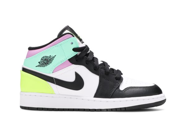 Køb Air Jordan 1 Mid GS Pastel Sko 554725-175