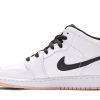 554725-180 Air Jordan 1 Mid GS White Arctic Orange Sko-1