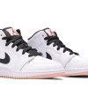 554725-180 Air Jordan 1 Mid GS White Arctic Orange Sko-4