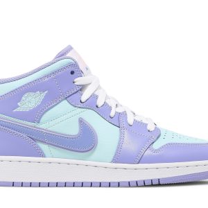 Køb Air Jordan 1 Mid GS Purple Pulse Sko 554725-500