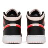 554725-604 Air Jordan 1 Mid GS Black Pink Crimson Sko-3