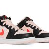 554725-604 Air Jordan 1 Mid GS Black Pink Crimson Sko-4