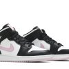 555112-103 Air Jordan 1 Mid GS White Light Arctic Pink Sko-4