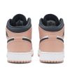 555112-603 Air Jordan 1 Mid GS Pink Quartz Sko-3