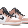 555112-603 Air Jordan 1 Mid GS Pink Quartz Sko-4