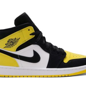 Køb Air Jordan 1 Mid SE Yellow Toe Sko 852542-071