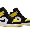 852542-071 Air Jordan 1 Mid SE Yellow Toe Sko-4