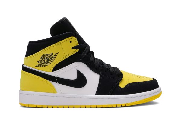 Køb Air Jordan 1 Mid SE Yellow Toe Sko 852542-071