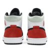 852542-100 Air Jordan 1 Mid SE Red Black Toe Sko-3