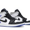 852542-102 Air Jordan 1 Mid SE Royal Black Toe Sko-4