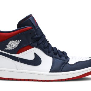 Køb Air Jordan 1 Mid SE Olympic USA Sko 852542-104