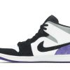 852542-105 Air Jordan 1 Mid SE Varsity Purple Sko-1