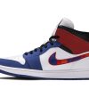 852542-146 Air Jordan 1 Mid Multicolored Swoosh Sko-1