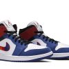 852542-146 Air Jordan 1 Mid Multicolored Swoosh Sko-4