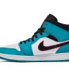 852542-306 Air Jordan 1 Mid SE South Beach Turbo Green Sko-1