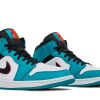 852542-306 Air Jordan 1 Mid SE South Beach Turbo Green Sko-4