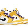 852542-700 Air Jordan 1 Mid SE Lakers Sko-4