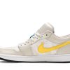 CK3022-107 Air Jordan 1 Low Palm Tree Orewood Brun Sko-1