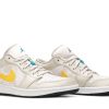 CK3022-107 Air Jordan 1 Low Palm Tree Orewood Brun Sko-4