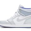 CK6637-104 Air Jordan 1 Retro High Zoom Hvid Racer Blå Sko-1