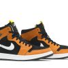 CT0978-002 Air Jordan 1 High Zoom Air CMFT Sort Monark Sko-4