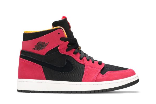 Air Jordan 1 High Zoom Comfort Fireberry Hyper Lyserød Sko CT0978-601