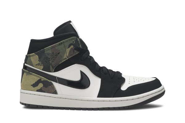 Air Jordan 1 Mid Camo Sko CW5490-001