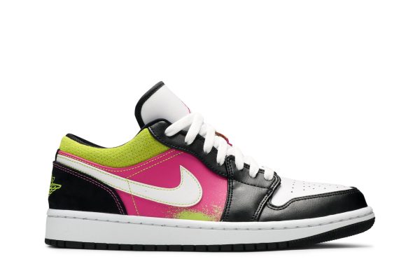 Air Jordan 1 Low Spray Paint Sko CW5564-001