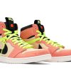 CW6576-800 Air Jordan 1 High Switch Peach Neon Lyserød Volt Sko-2