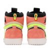 CW6576-800 Air Jordan 1 High Switch Peach Neon Lyserød Volt Sko-4