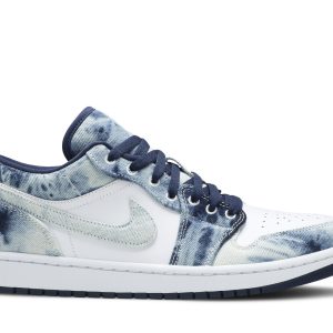 Air Jordan 1 Low SE Washed Denim Sko CZ8455-100