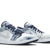 CZ8455-100 Air Jordan 1 Low SE Washed Denim Sko-4