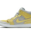 DA4666-001 Air Jordan 1 Mid SE Lemon Wash Sko-1