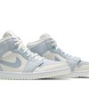 DA4666-100 Air Jordan 1 Mid SE Sejl lyseblå Sko-4