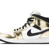 DC1419-700 Air Jordan 1 Mid SE Metallic Gold Sko-1