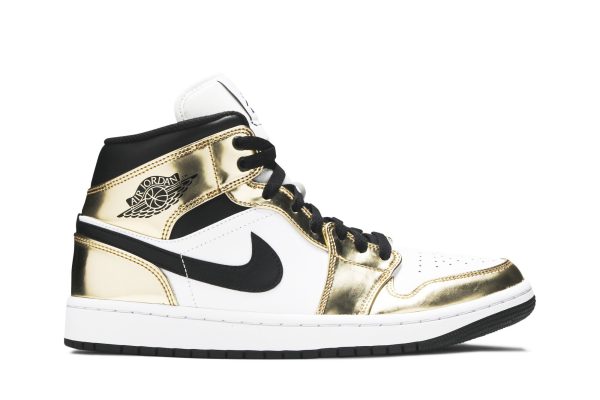 Køb Air Jordan 1 Mid SE Metallic Gold Sko DC1419-700