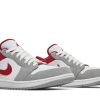 DC6991-016 Air Jordan 1 Low SE Light Smoke Grey Gym Red Sko-4