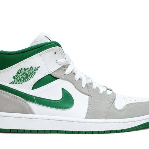 Køb Air Jordan 1 Mid SE Grey Pine Green Sko DC7294-103