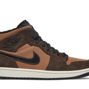 Køb Air Jordan 1 Mid SE Dark Chocolate Sko DC7294-200