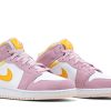 DC9517-600 Air Jordan 1 Mid SE GS Arctic Pink Sko-4