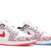 DD1527-114 Air Jordan 1 Low SE GS Take Flight Sko-4