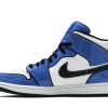 DD6834-402 Air Jordan 1 Mid SE Signal Blue Sko-1