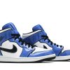 DD6834-402 Air Jordan 1 Mid SE Signal Blue Sko-4