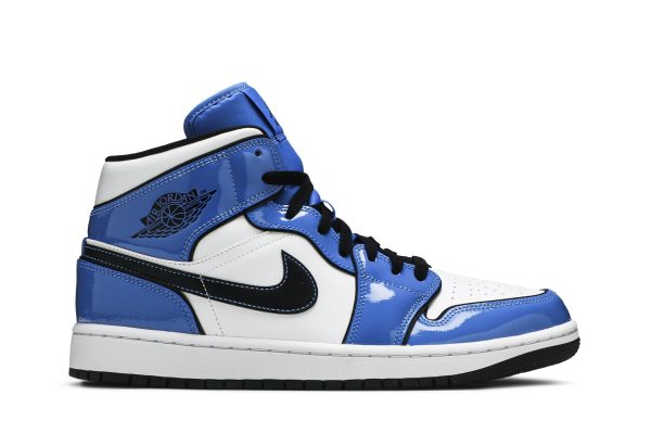 Køb Air Jordan 1 Mid SE Signal Blue Sko DD6834-402