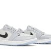 DD9315-002 Air Jordan 1 Low Golf Wolf Grey Sko-4