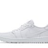 DD9315-101 Air Jordan 1 Low Golf Triple White Sko-1