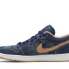 DH1259-400 Air Jordan 1 Low SE Denim Sko-1