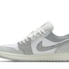 DH4269-100 Air Jordan 1 Low Premium Elephant Print Sko-1