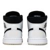 DH6933-100 Air Jordan 1 Mid Diamond Shorts Sort hvid Sko-3